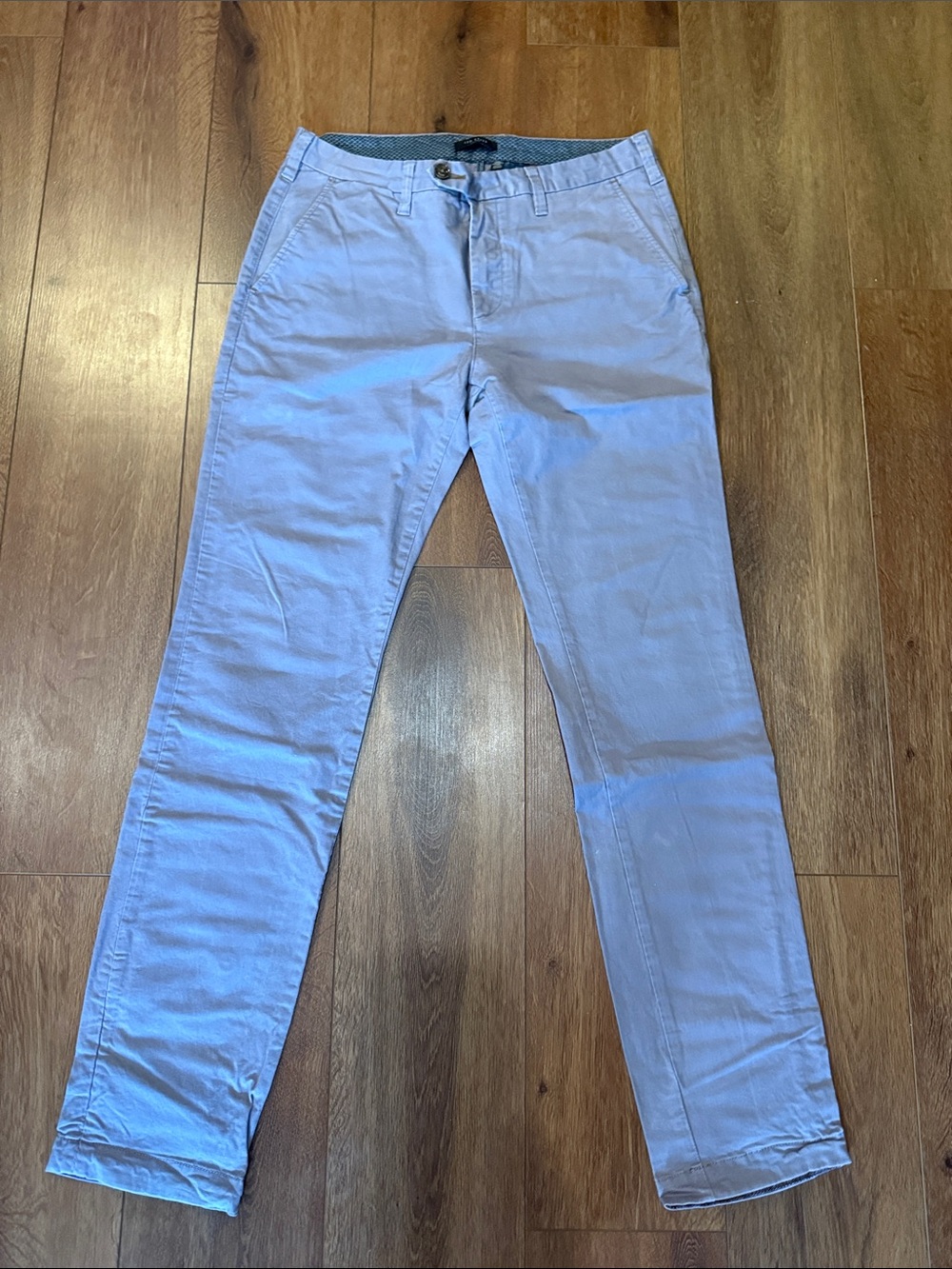 Ted Baker London Pale Blue Slim Chinos